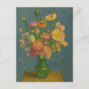 Postal Ranunculus Postcard