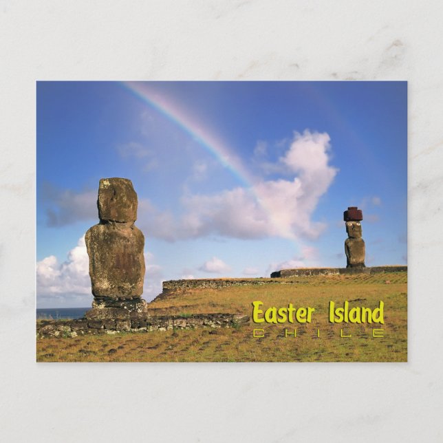 Postal Rapa Nui, Isla de Pascua (Anverso)