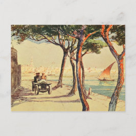 Postal Rapallo, Italia - Arte italiano vintage