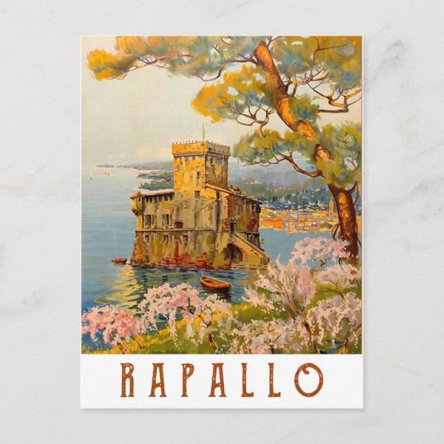 Postal Rápalo, Italia (Anverso)