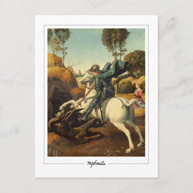 Postal Raphael #1 - Bella Artes Postcard (Anverso)