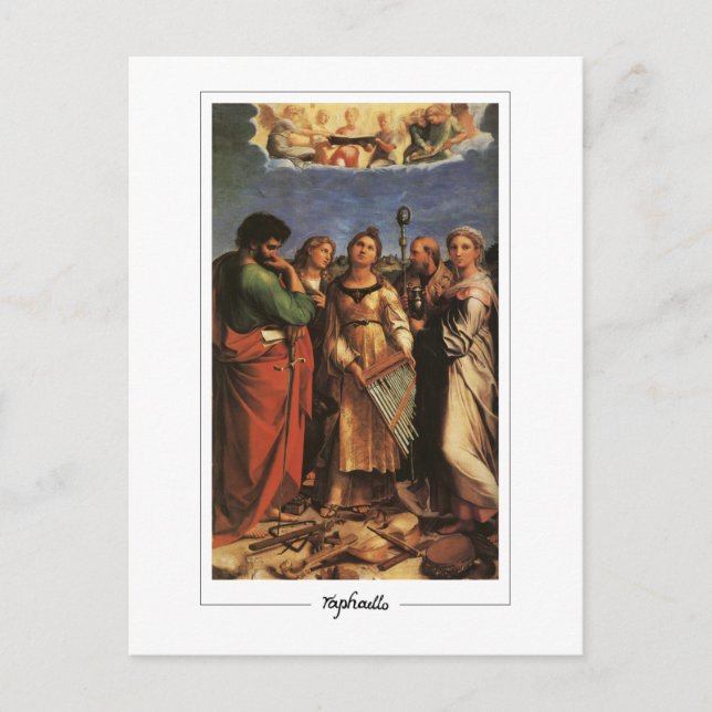 Postal Raphael #9 - Bella Artes Postcard (Anverso)