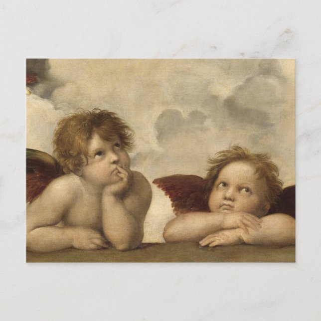 Postal Raphael Angels (Anverso)