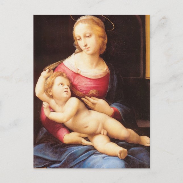 Postal Raphael Sanzio - Bridgewater Madonna (Anverso)