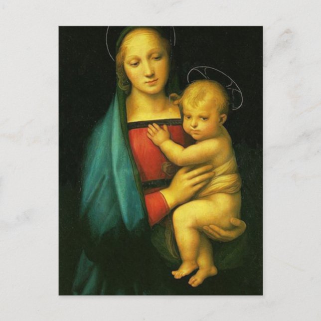 Postal Raphael Sanzio - Madonna del Granduca (Anverso)