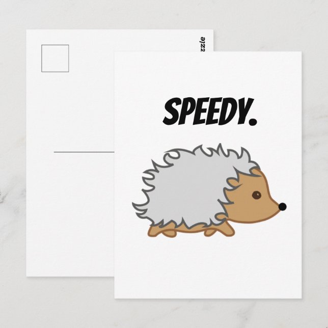 Postal Rápido Personalizado de animales de peluche y dive (Anverso / Reverso)