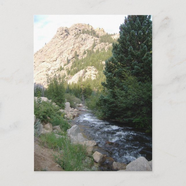 Postal Rapids de montaña (Anverso)