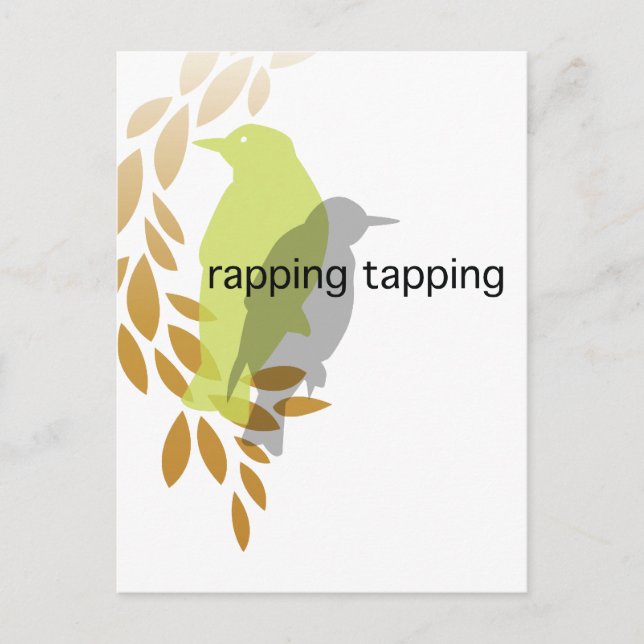 Postal Raptos de rapto - Aves en rama (Anverso)