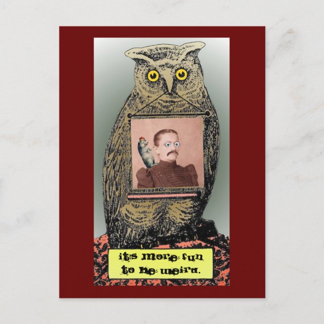 Postal "rara" (Anverso)