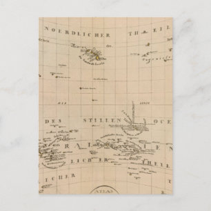 Postal Raras Proyecciones del Polo Norte