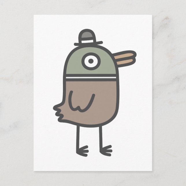 Postal Raro Pato (Anverso)