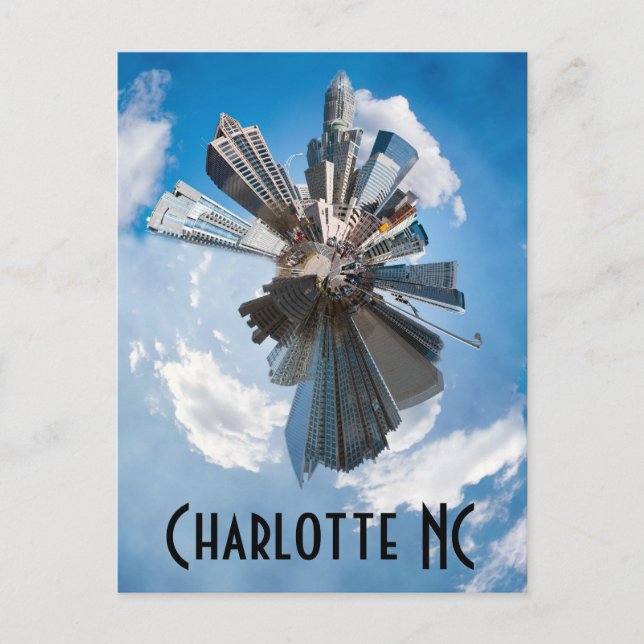 Postal rascacielos charlotte (Anverso)