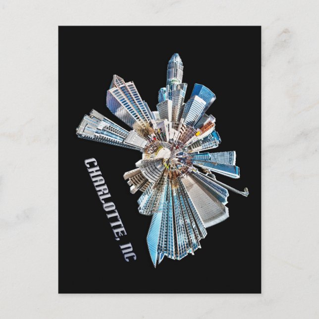 Postal rascacielos charlotte (Anverso)