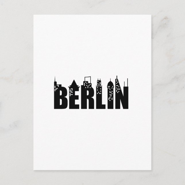Postal Rascacielos de Berlín (Anverso)