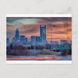 Postal rascacielos de charlotte