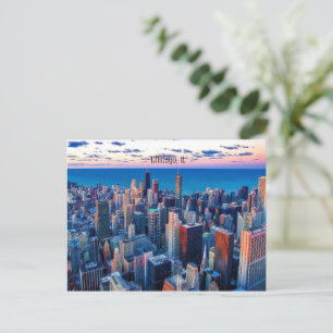 Postal Rascacielos de Chicago, Illinois