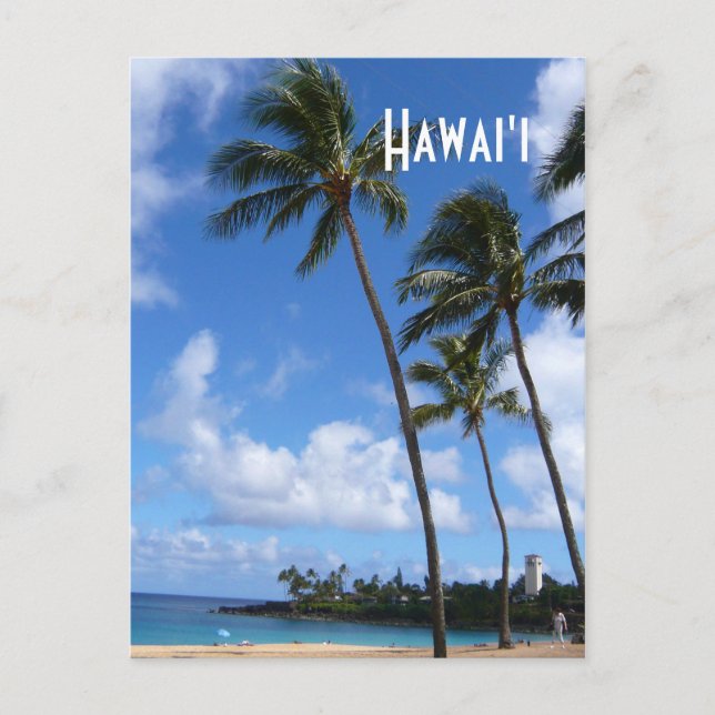 Postal Rascacielos de Hawai'ian (Anverso)