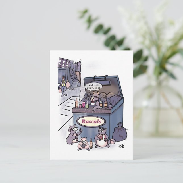 Postal Rascals  (Anverso de pie)
