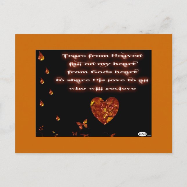 Postal Rasgones del cielo (Anverso)