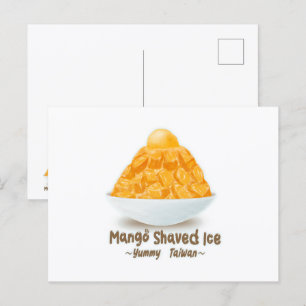 Postal Raspado de Mango de Taiwán