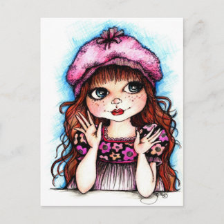 Postal Raspberry Beret... una conexión francesa