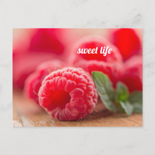 Postal Raspberry - vida dulce