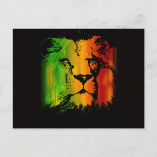 Postal Rasta Lion