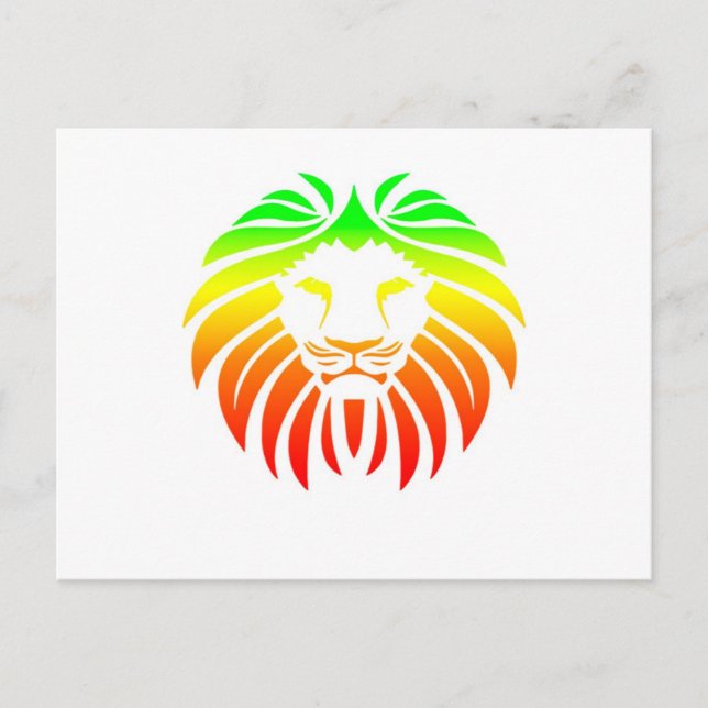 Postal Rasta Lion Head (Anverso)