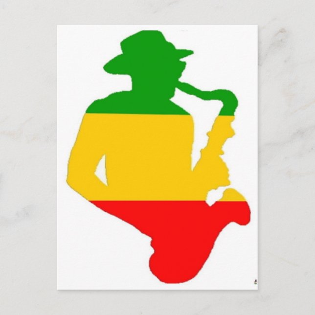 Postal Rasta Sax (Anverso)