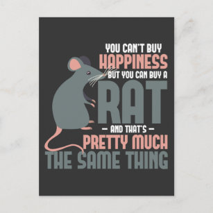 Postal Rat Lover Felicidad Pequeño Propietario De Animale