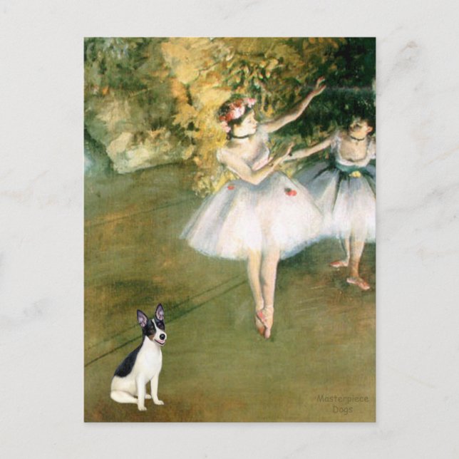 Postal Rat Terrier - Dos Bailarines (Anverso)