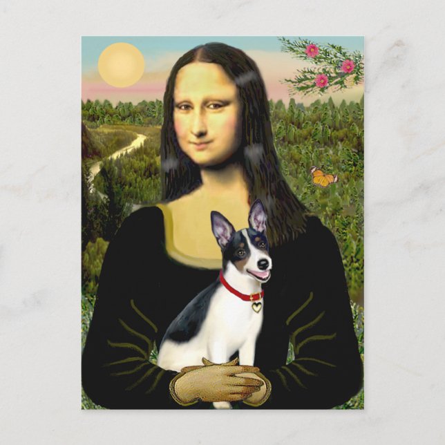 Postal Rat Terrier - Mona Lisa (Anverso)