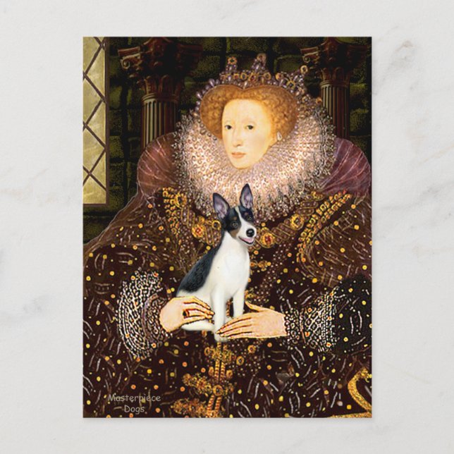 Postal Rat Terrier - Reina (Anverso)