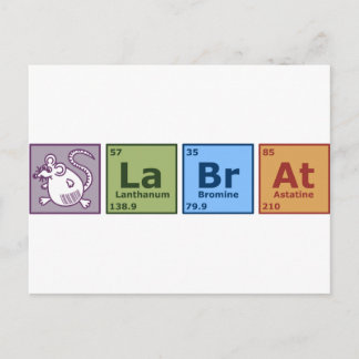 Postal Rata de laboratorio