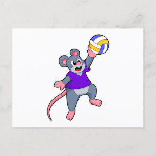 Postal Rata en deportes de voleibol