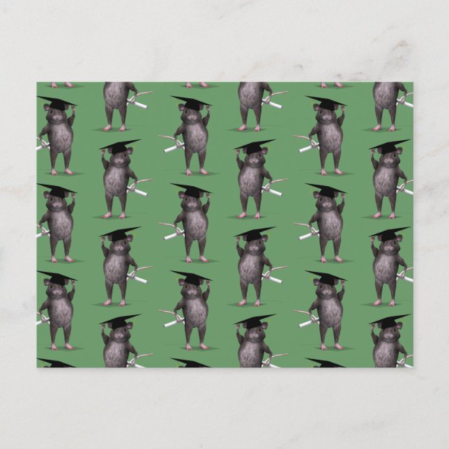 Postal Rata más inteligente en la ciudad (Anverso)