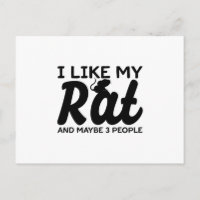 Rata y 3 personas | Regalo de ratas Mascotas de Ro