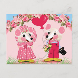 Postal Ratita ratita,¿te quieres casar conmigo?