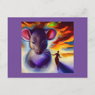 Postal Ratón animal espiritual 2
