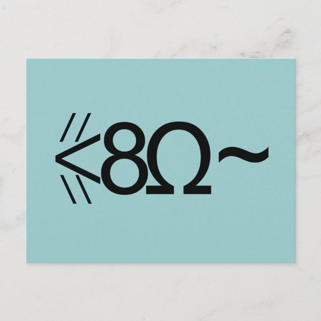 Postal Ratón ASCII (Anverso)