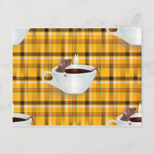 Postal ratón de café