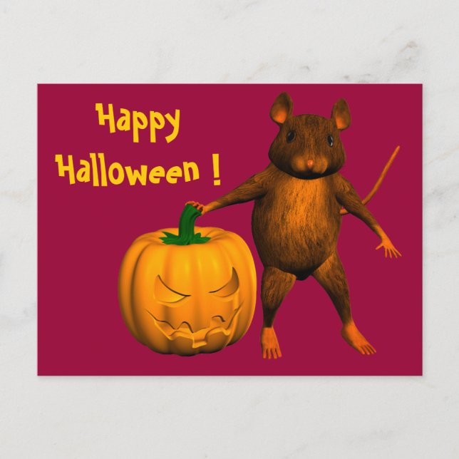 Postal Ratón de la casa (Anverso)