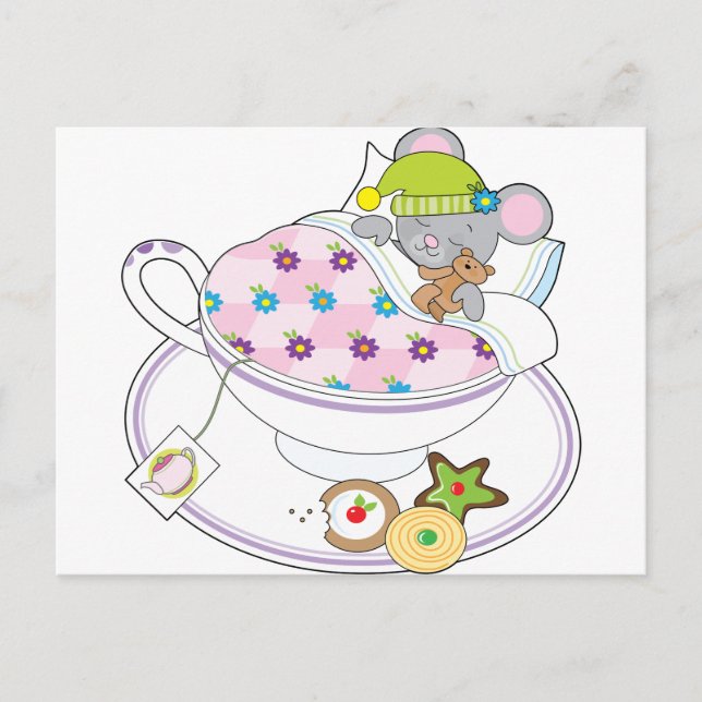 Postal Ratón de teacup (Anverso)