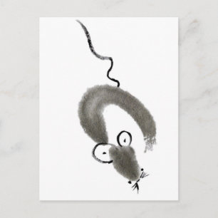 Postal Ratón, Sumi-e