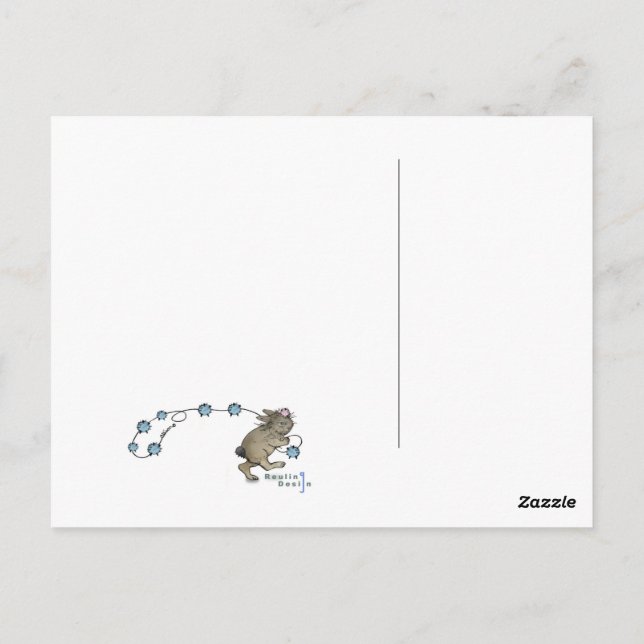 Postal Ratones de aniversario (Reverso)