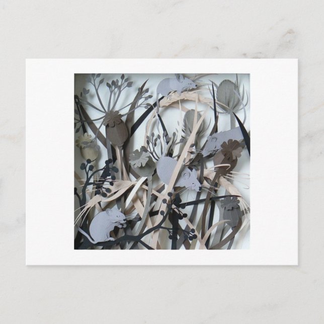 Postal ratones de campo (Anverso)