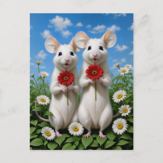 Postal ratones lindos
