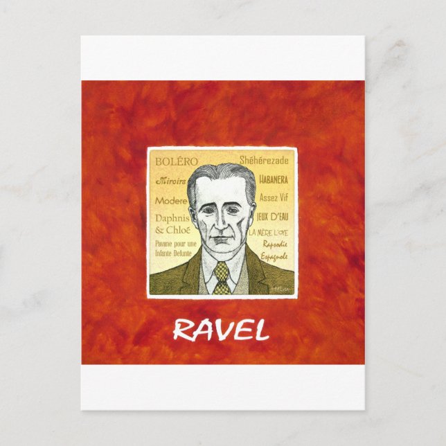 Postal Ravel (Anverso)
