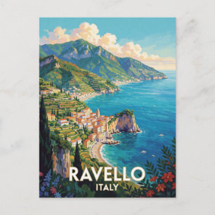 Postal Ravello Italia Costa de Amalfi Escena de viaje 🌊