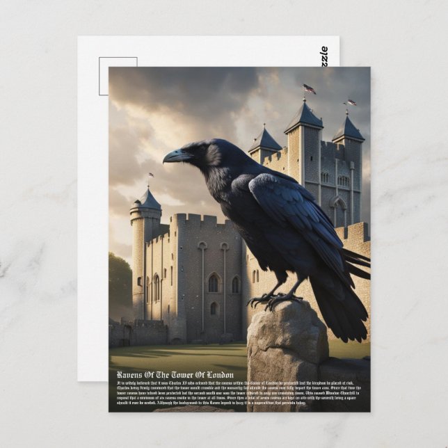 Postal Raven (Anverso / Reverso)